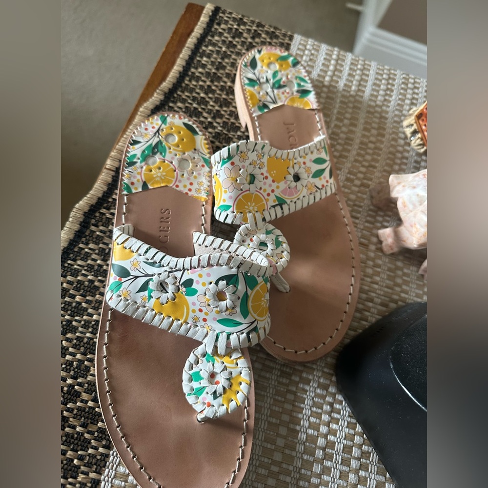 Jack Rogers Lemon Sandals